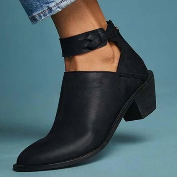 Talons Confortables pour Femmes avec Fermeture Éclair – Vera