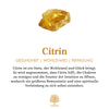 Bague Ajustable à Six Griffes avec Cristal Naturel – Liora
