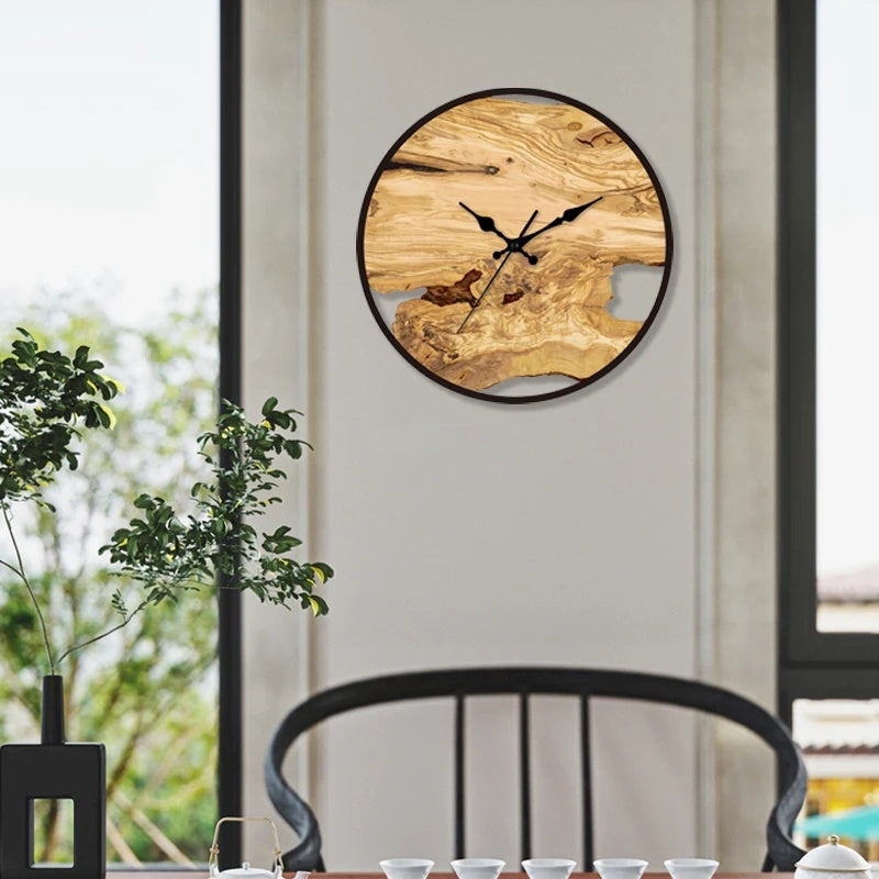 Acrylique transparent Wanduhr | Horloge murale moderne et silencieuse pour le salon et le bureau