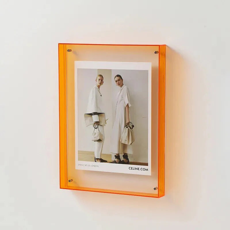 Cadre Photo Transparent Coloré – FramePop