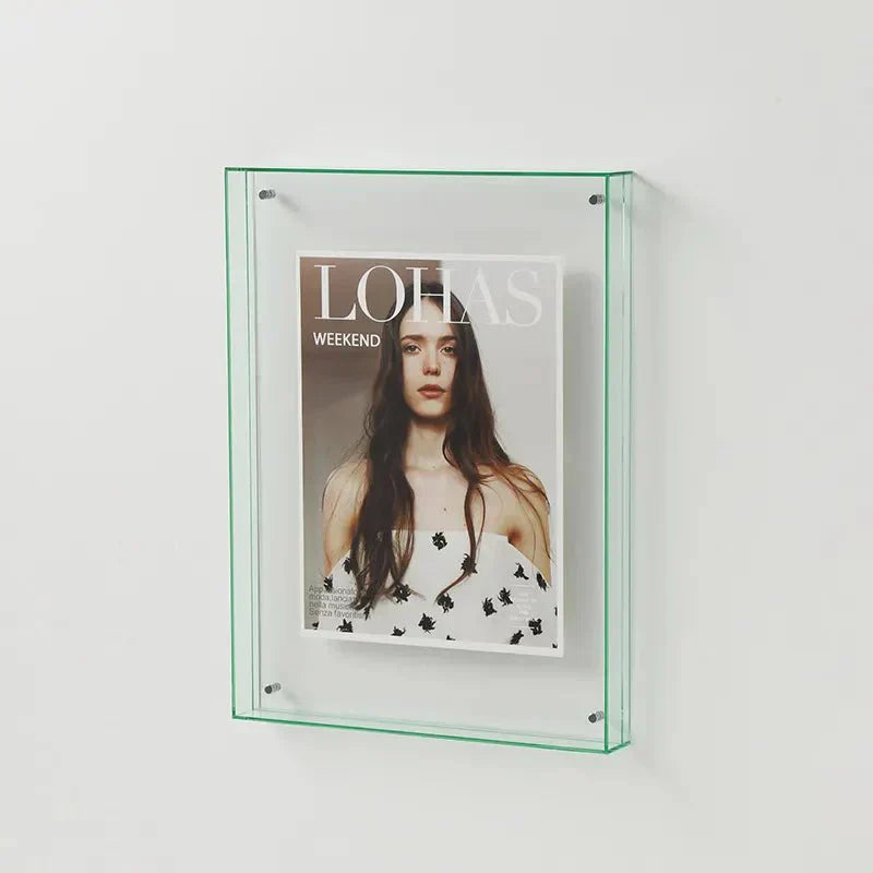 Cadre photo transparent | Un cadre acrylique chic qui ajoute une touche de modernité à toute pièce.