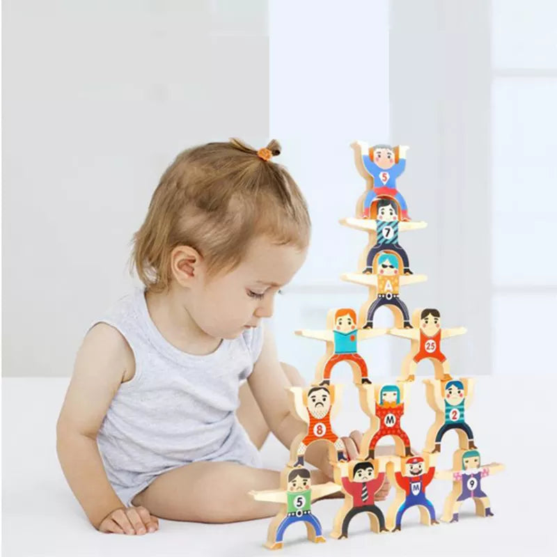 Woods™ Jeu de Empilement - Jouet Créatif & Éducatif pour Enfants