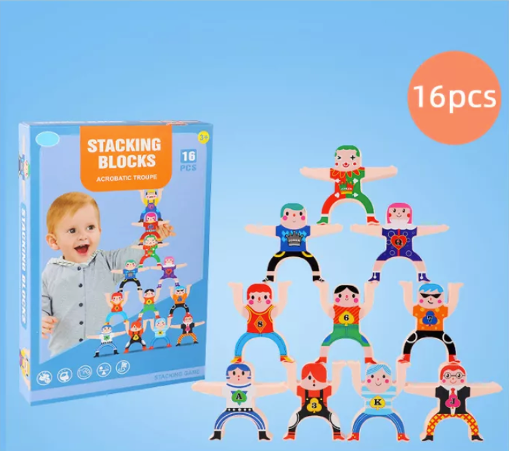 Woods™ Jeu de Empilement - Jouet Créatif & Éducatif pour Enfants