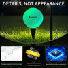 Caiton – Pack de 6 balles de golf LED avec capteur | Balles de golf lumineuses | Pour le golf de nuit, les fêtes et les idées de cadeaux