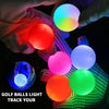 Caiton – Pack de 6 balles de golf LED avec capteur | Balles de golf lumineuses | Pour le golf de nuit, les fêtes et les idées de cadeaux