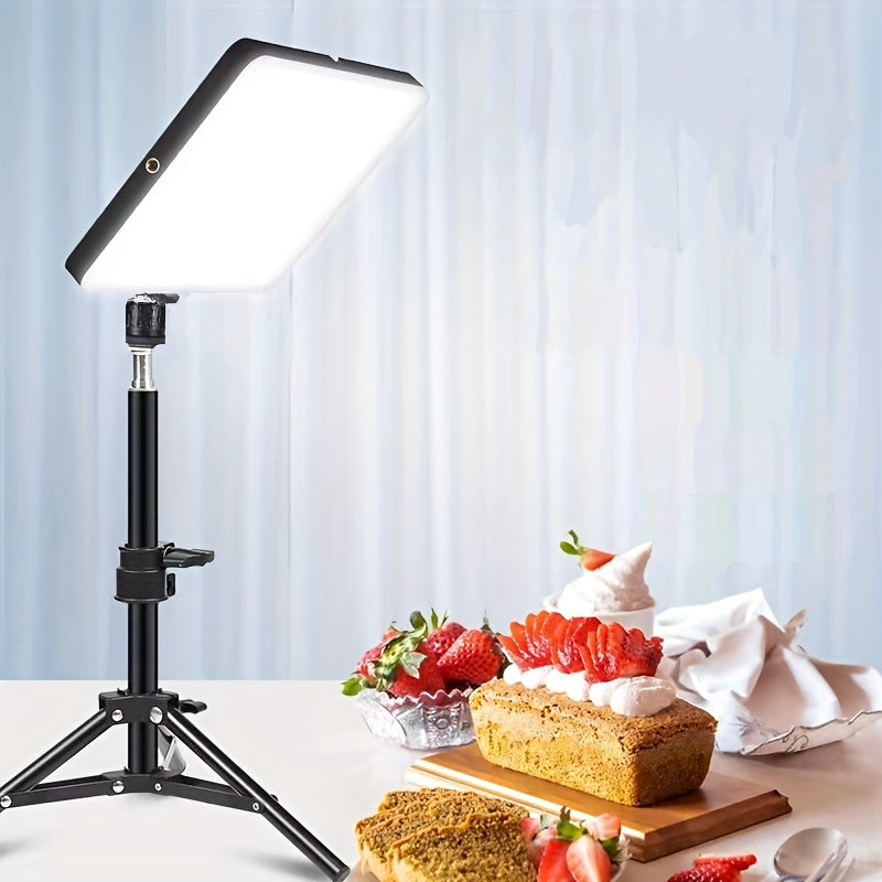 Trépied de Lumière Réglable et Lampe – Idéal pour la Photographie, les Configurations de Studio et les Enregistrements Vidéo