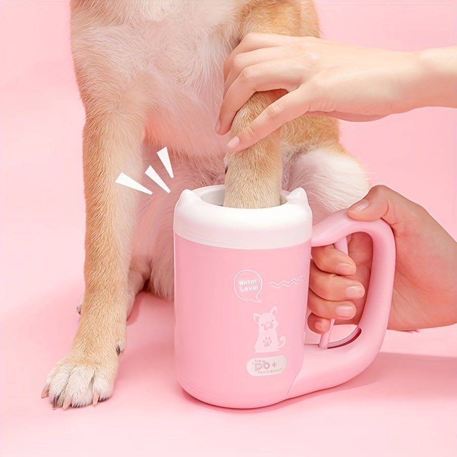 Tasse de Nettoyage pour Pattes en Silicone – Brosse Douce Portable pour Lavage des Pattes