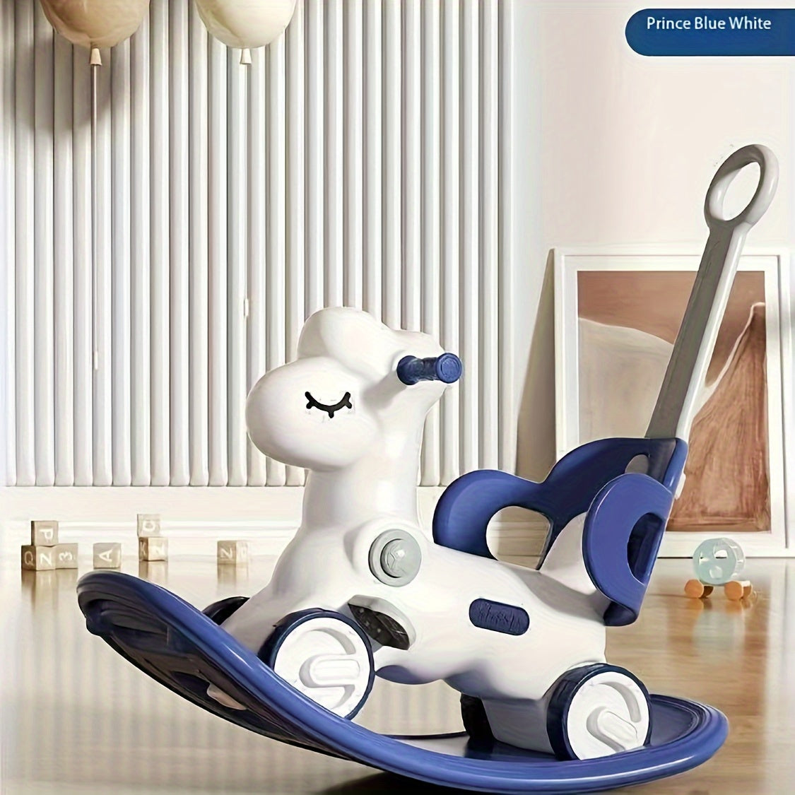 2-en-1 Cheval à bascule & Trottinette – WobbiRider