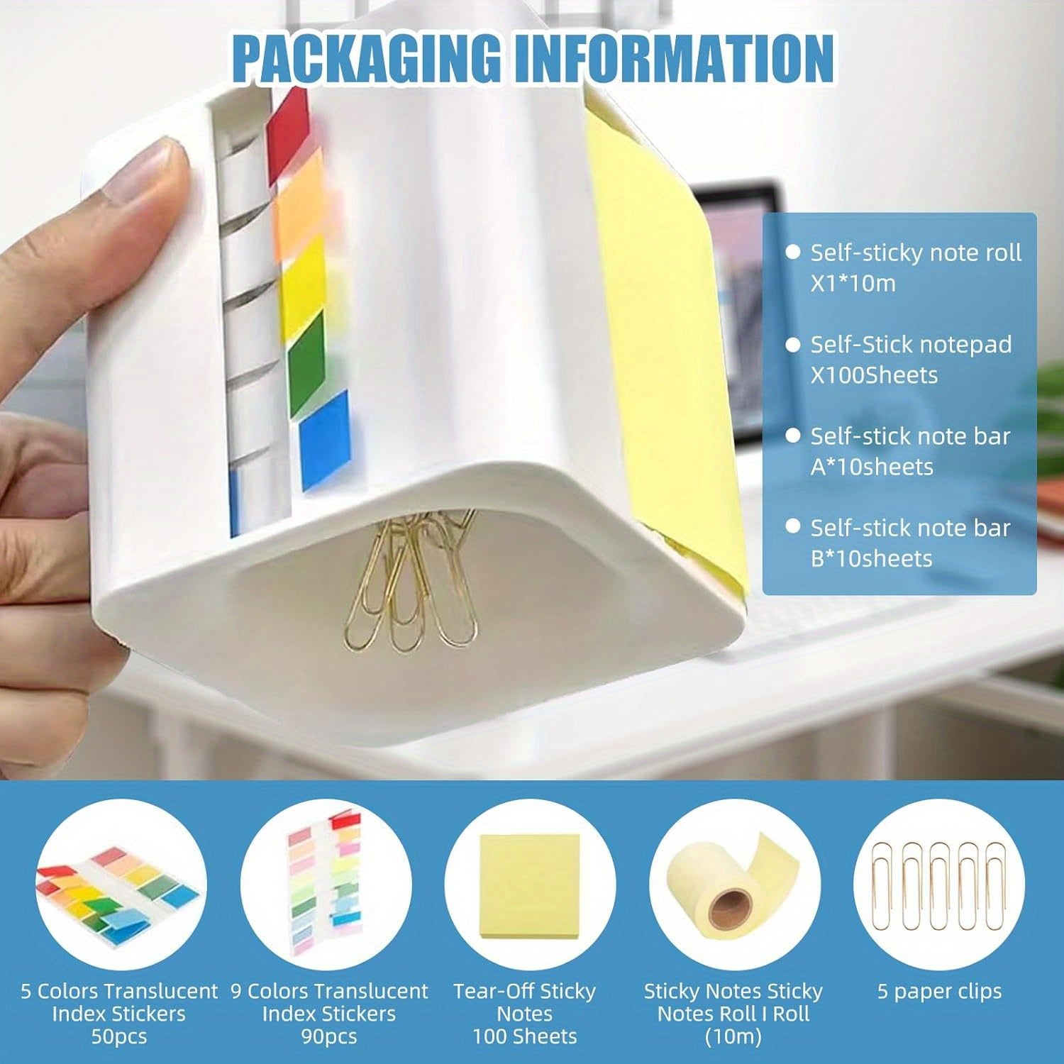 SmartCube Distributeur de Notes – Organisation Tout-en-Un pour votre Bureau