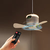 Ventilateur Suspendu USB Rechargeable – Portable avec Lumière LED