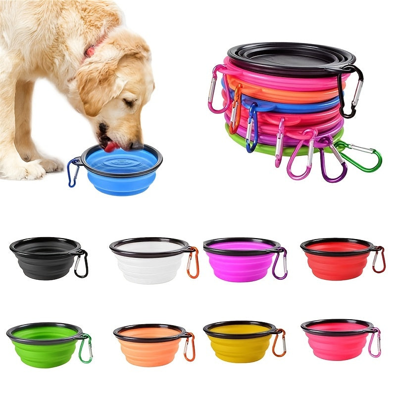 Bol de Nourriture Pliable – Durable et Compact pour Chiens et Chats