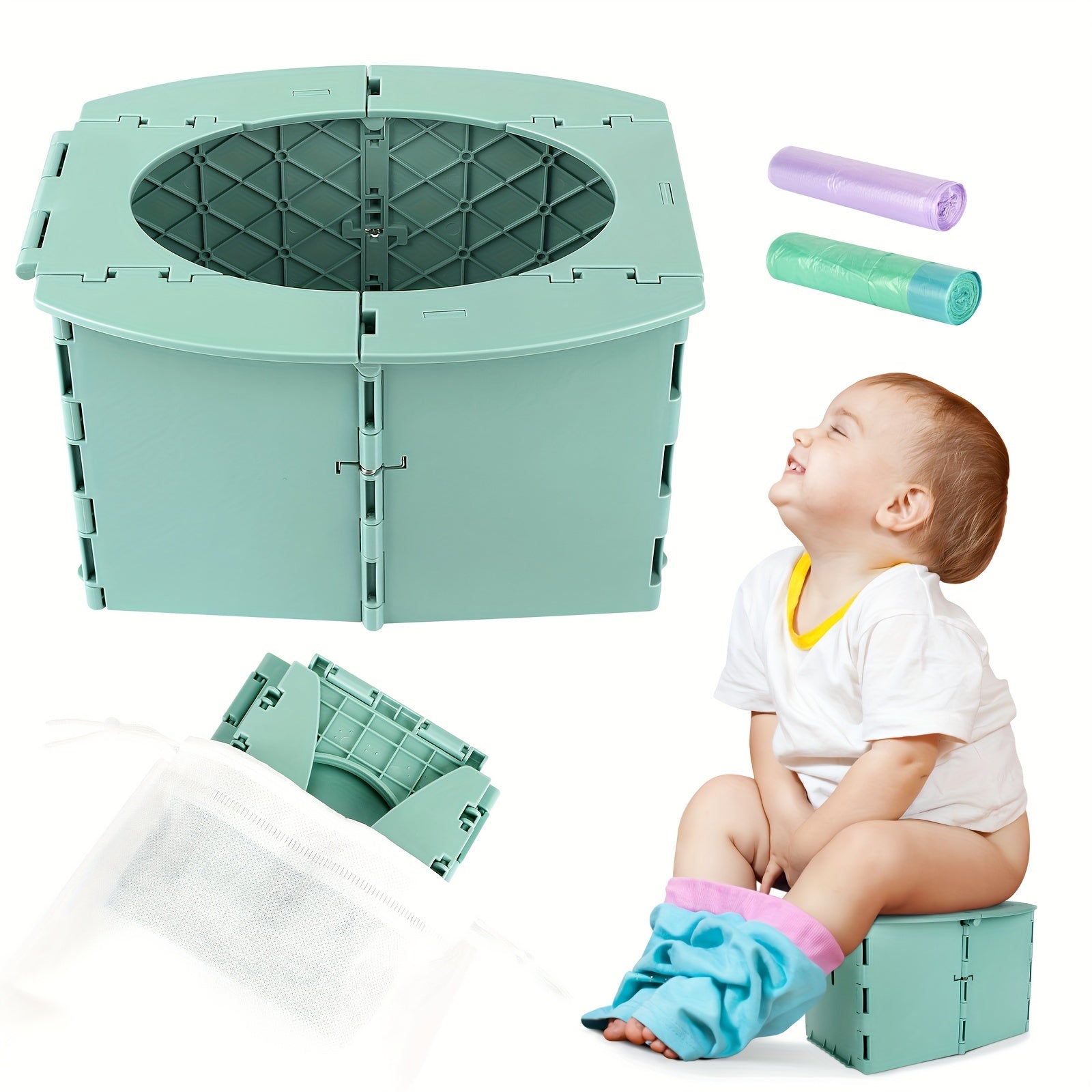 Toilettes pour enfants compactes et pliables – Solution pratique et hygiénique pour les déplacements