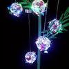 Lanterne à Boule Papillon Solaire LuxeGlow | Lumière de jardin LED enchanteresse pour une ambiance extérieure captivante