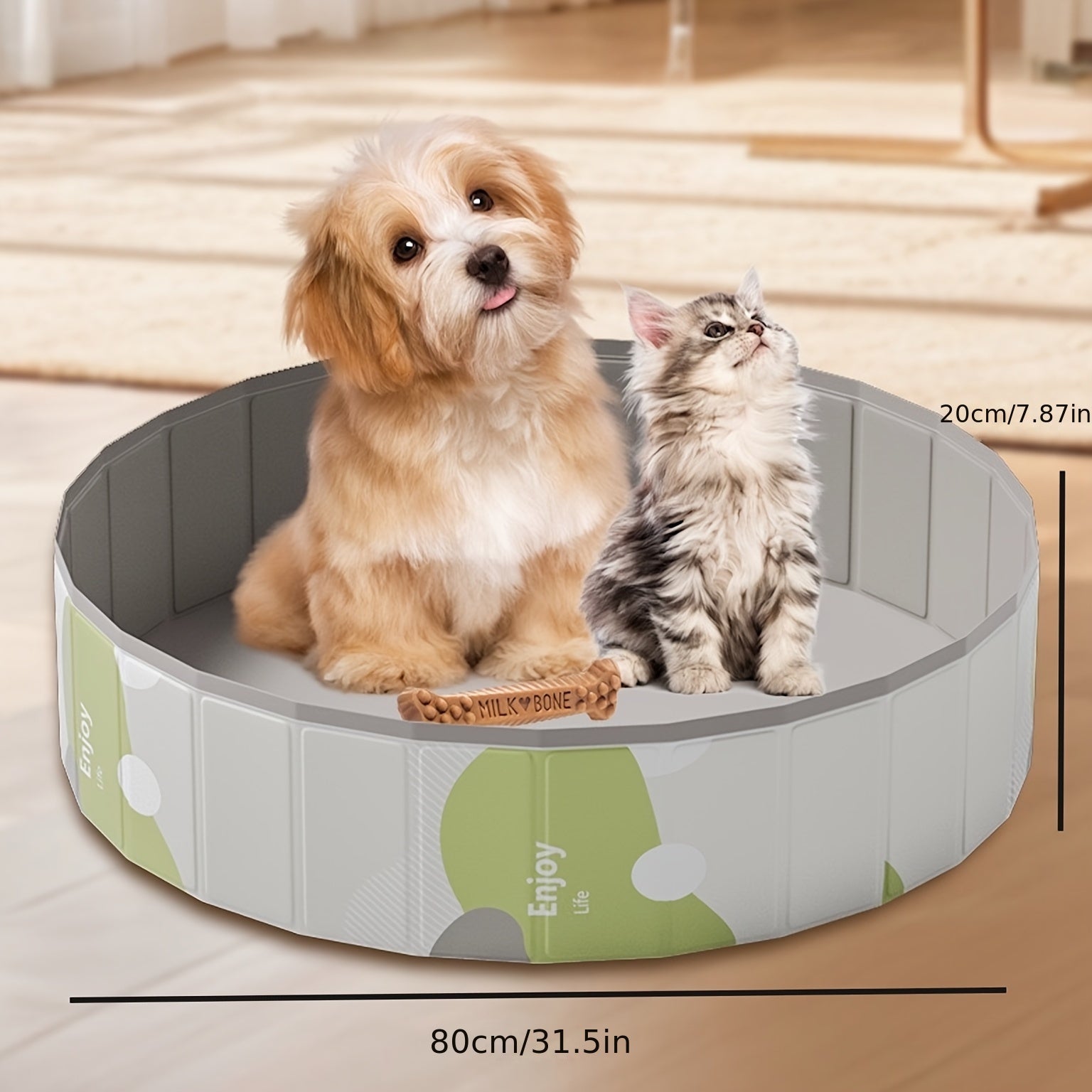 Baignoire Refroidissante Portable pour Chiens – Confortable et Sûre pour les Journées d'Été