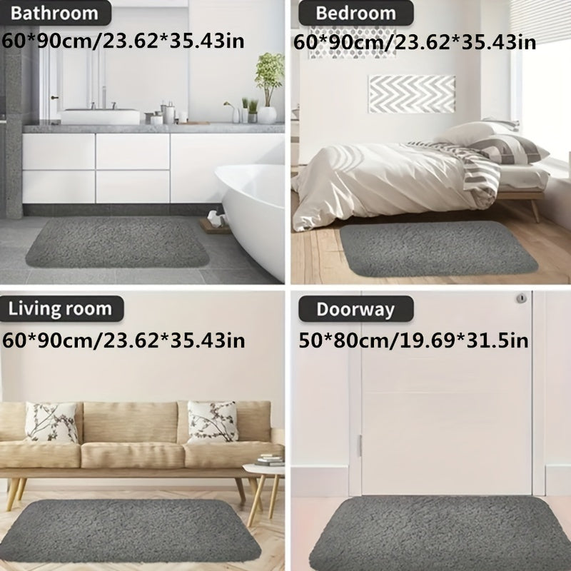 Tapis de Bain Premium Super Doux - Absorbant, Antidérapant et Confortable pour la Salle de Bain