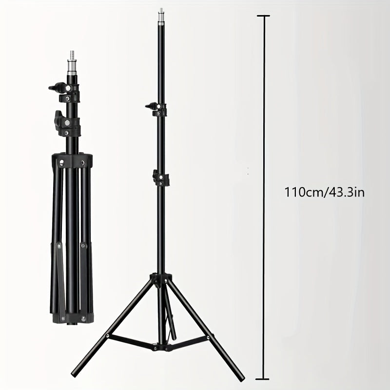 Trépied de Lumière Réglable et Lampe – Idéal pour la Photographie, les Configurations de Studio et les Enregistrements Vidéo
