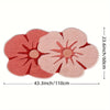 Tapis de Salle de Bain Fleurs Douces – Absorbant et Doux pour un Confort Supplémentaire