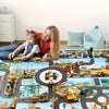 Tapis de Jeu Aventure de Construction – Découvrez le Monde du Trafic et de la Construction