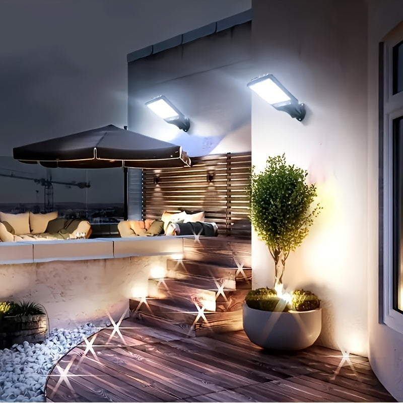 OpulentRay 2000W Lampe de Rue Solaire | Éclairage extérieur sophistiqué avec télécommande et capteur de mouvement réglable pour une sécurité et une élégance ultimes
