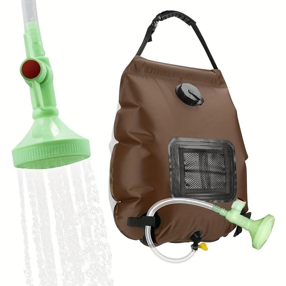 SunnyFlow Sac de Douche Solaire – Pratique, Étanche et Avec Thermomètre