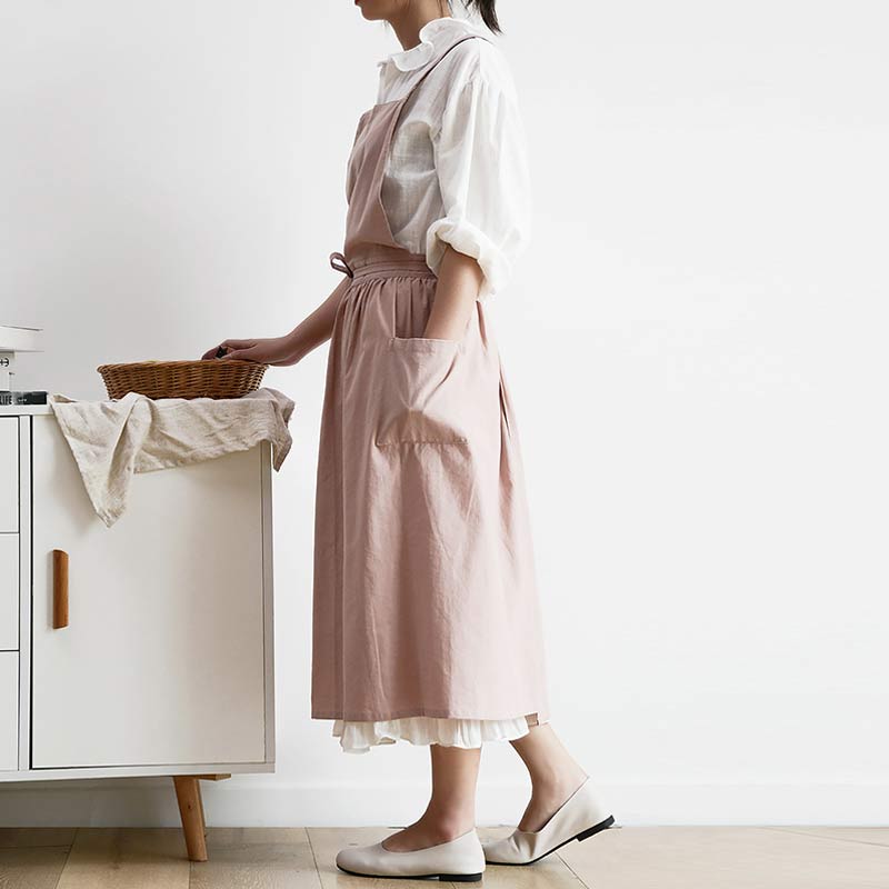 Tablier en coton imperméable avec poches pratiques – ChefMate