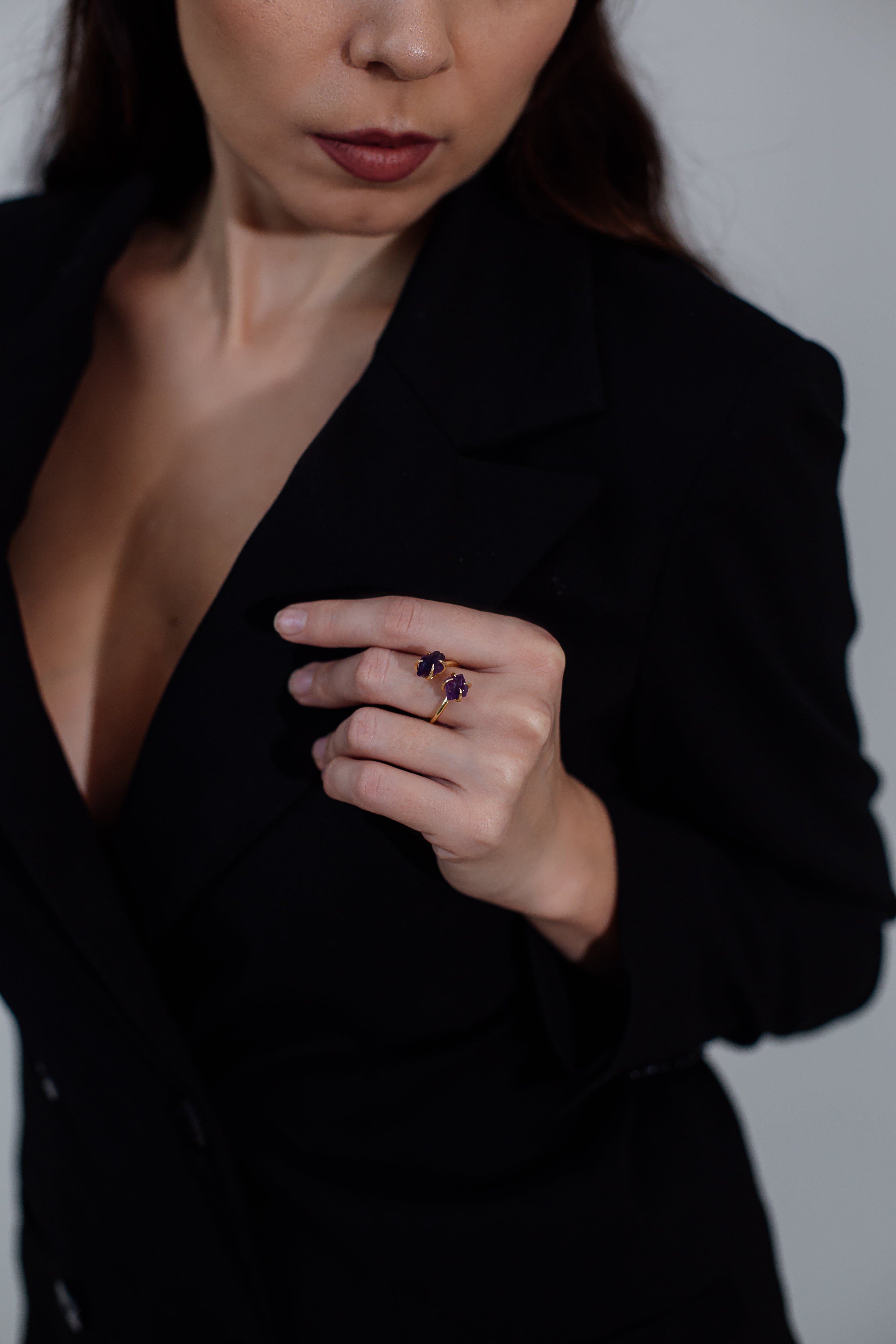 Bague en Pierre Précieuse Brute Unique - Mira