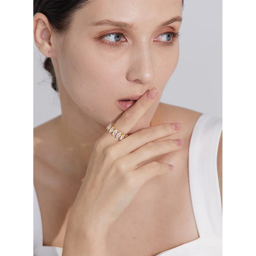Bague de luxe éclatante