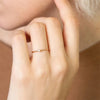 Bague de pierre de naissance simple