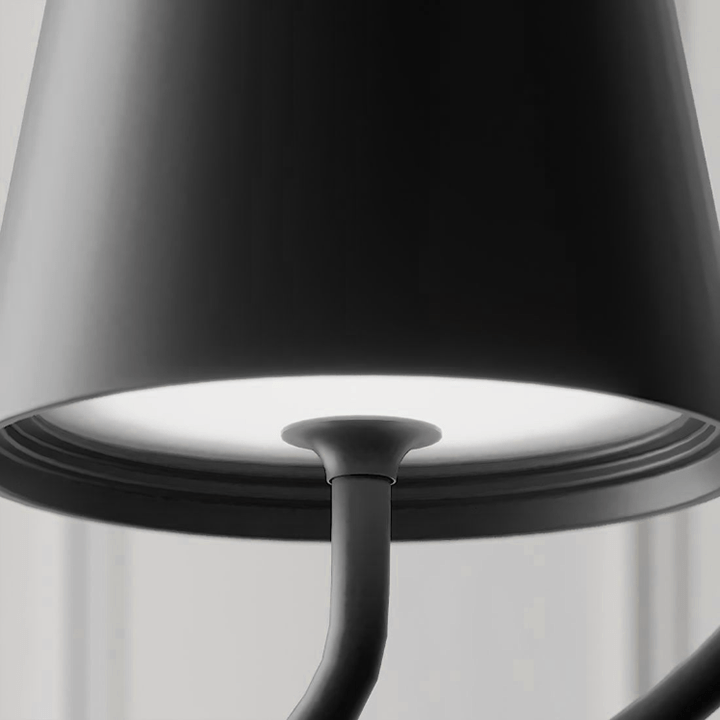 BrillianceMini Lustre de luxe | Mini-lampe suspendue rechargeable pour la cuisine et la salle à manger