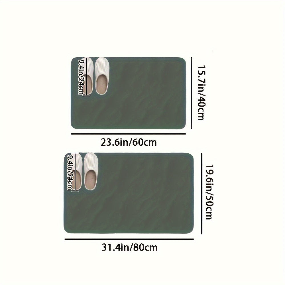 Tapis de Bain Géométrique Luxe - Pour Salles de Bains Élégantes