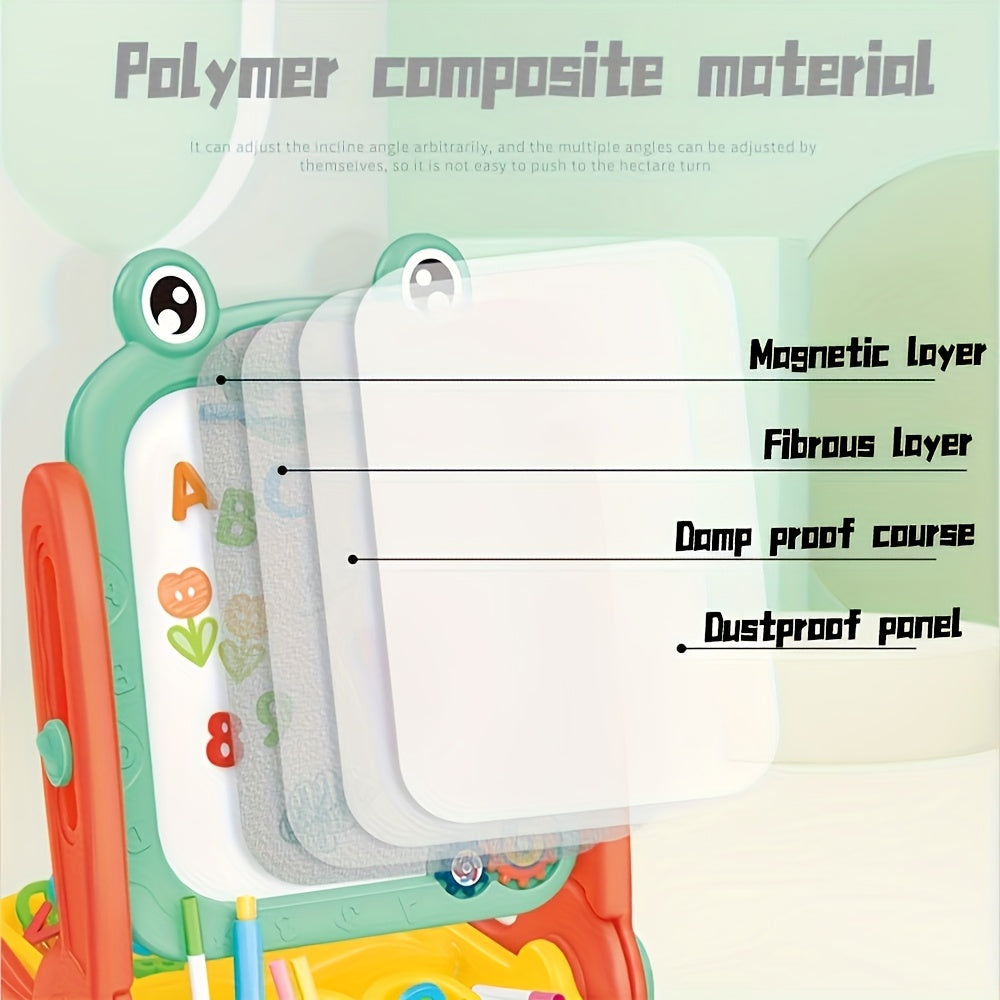 Tableau D'enfant Double Face – Magnétique avec Fonctions Éducatives pour Apprendre et Jouer