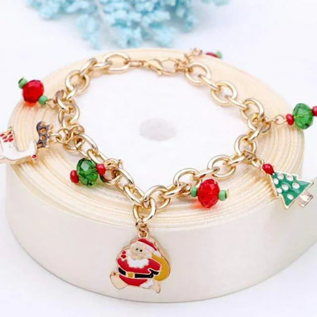 Bracelet Charme Décorations de Noël