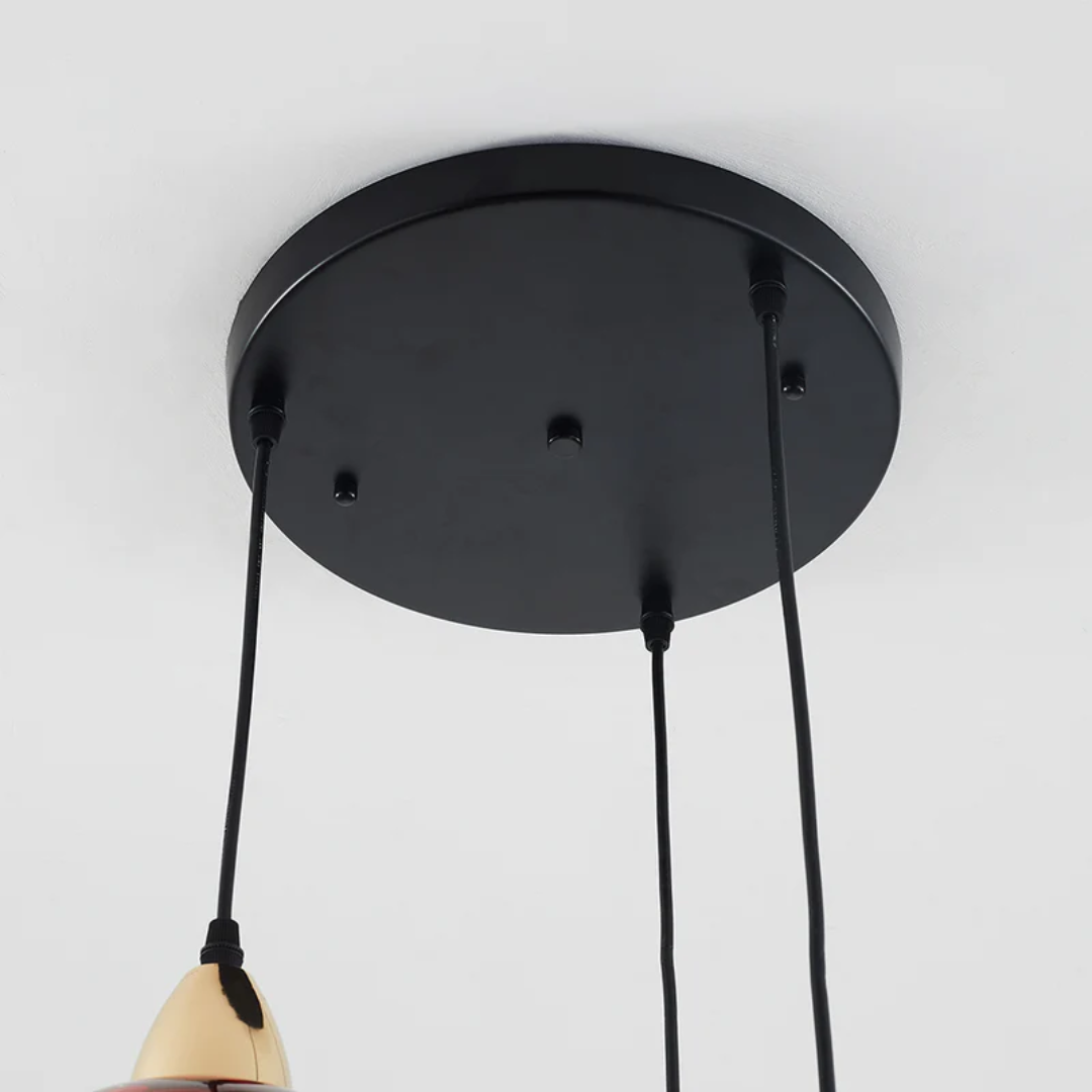 Suspension moderne en cluster avec 3 lampes - Cascade