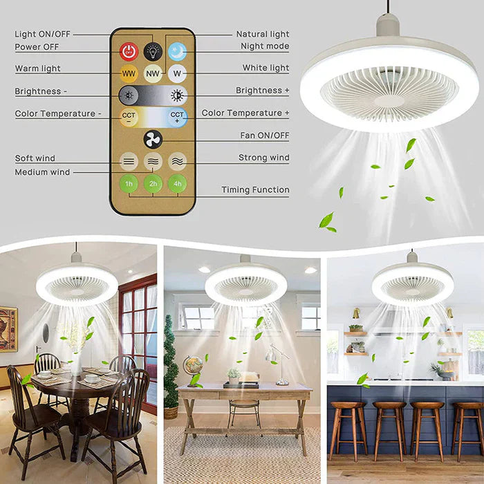 Ventilateur de plafond avec lumière - CoolLight