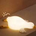 Grande Oie Blanche Lampe de Nuit LED Tap Tap