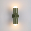 Applique Murale LED Cylindre Métal Moderne 2-Lumières