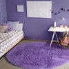 Tapis Ronde Fluffy - Clouda
