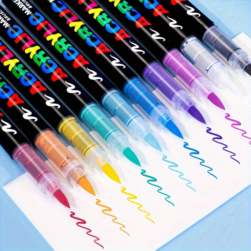 72 Marqueurs de Peinture Acrylique – Parfaits pour la Peinture Créative sur Diverses Surfaces