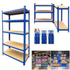 EliteStorage Rayonnage métallique à usage intensif | Une résistance exceptionnelle avec une capacité de 875 kg, parfait pour l'organisation du garage, de l'atelier et du bureau
