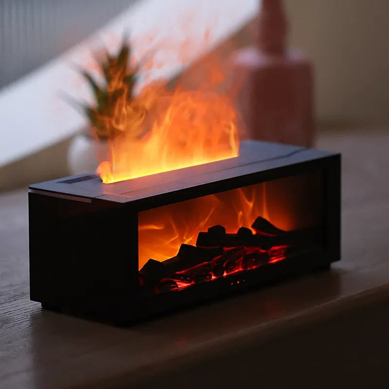 SootheSphere | Sentez la chaleur et la tranquillité d'un diffuseur de cheminée rougeoyant