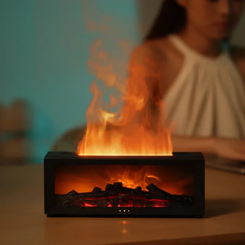 SootheSphere | Sentez la chaleur et la tranquillité d'un diffuseur de cheminée rougeoyant