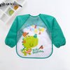 Bavoir imperméable pour bébé avec manches