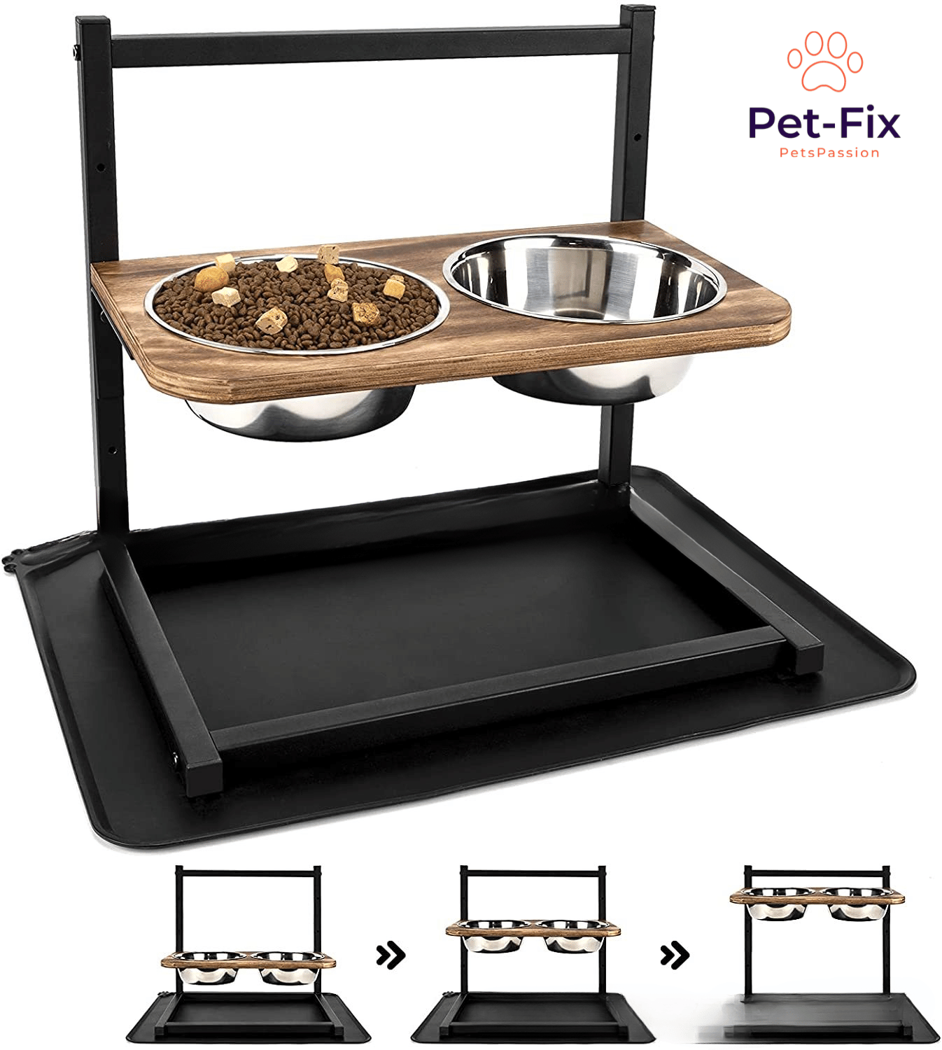 Station de Nourriture Élevée Premium pour Chiens - SnackHaven