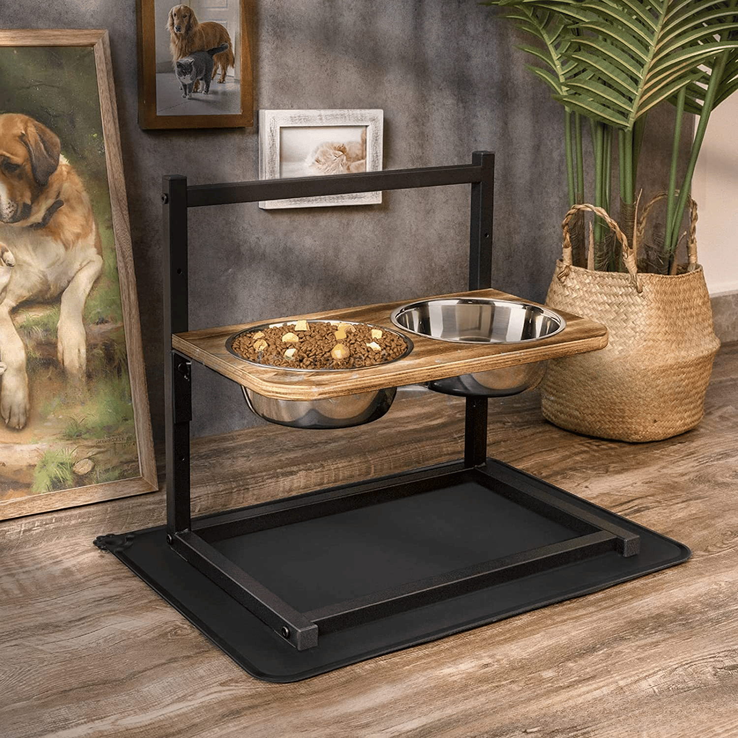Station de Nourriture Élevée Premium pour Chiens - SnackHaven