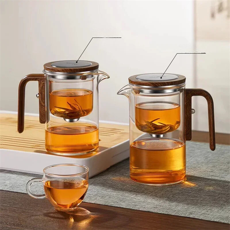 Théière en verre avec filtration avancée - TeaSphere