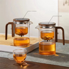 Théière en verre avec filtration avancée - TeaSphere