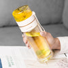 Bouteille en verre à double paroi avec infuseur à thé - PureBrew