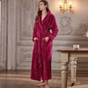 VelvetNest Royale Luxe Peignoir | Peignoir thermique extra long pour un confort hivernal inégalé