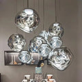 Lustre Nordic Fjordline avec verre clair pour cuisines, salles à manger et salons