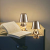 LuxeLoom Lampe de table Thinking Man Little Golden Man | Veilleuse rechargeable & Ornement décoratif d'inspiration italienne pour la décoration de la chambre à coucher